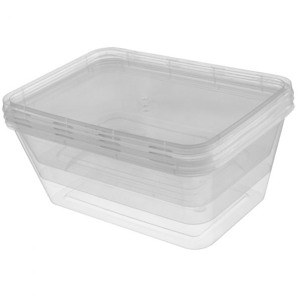 Set 3 Food Containers (500-750-1000 Ml) - Hgs Group